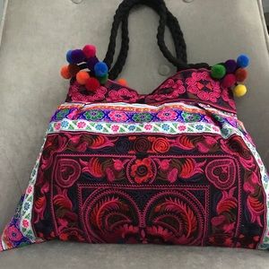 Beautiful Embroidery Tote Bag